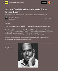 Jazz, the Omni-American Ideal, and a Future Beyond Bigotry